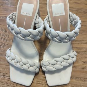 Dolce Vita cream sandals. 7m. Worn once